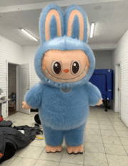 Надувной костюм Лабубу 240 см с вентилятором 4 часа работы на 1 заряде